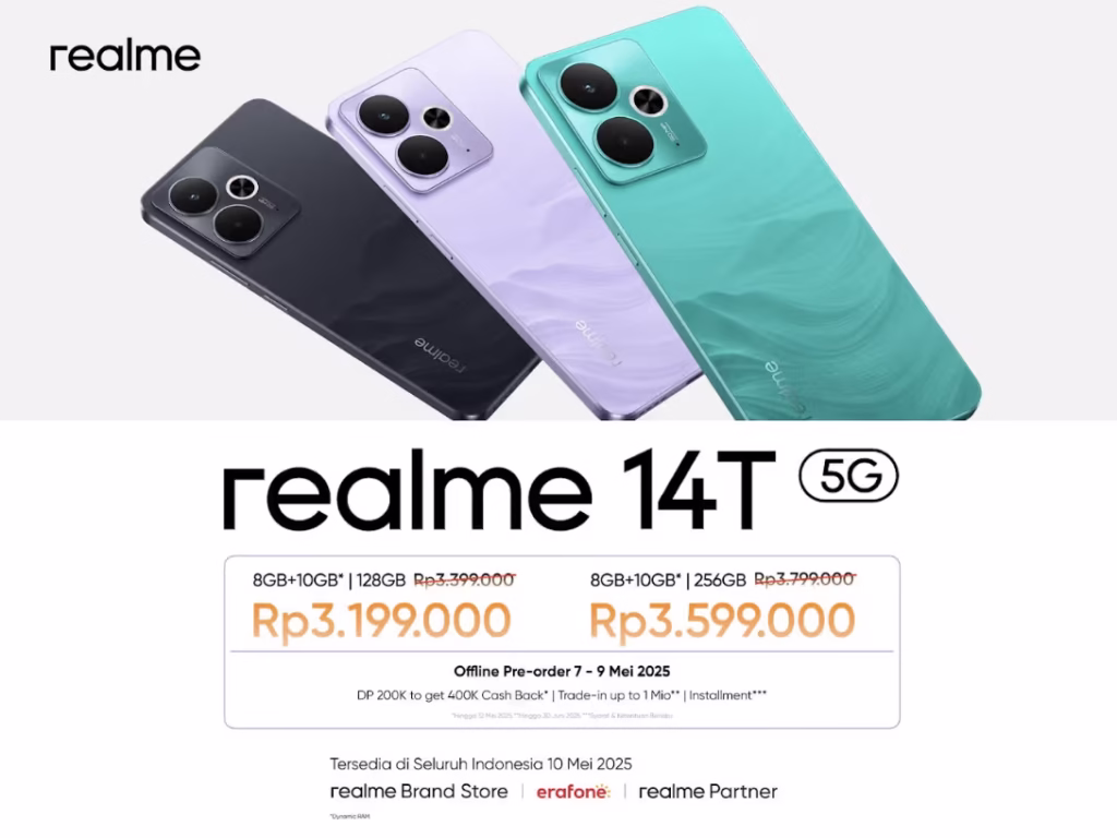 Realme 14 5G dan Realme 14T 5G